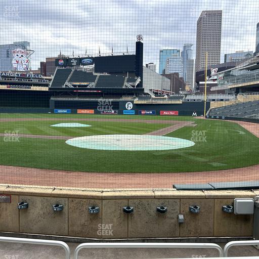 Target Field - Section Champions Club 10 Seat View
