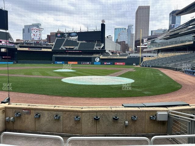 Target Field - Section Champions Club 10 Seat View