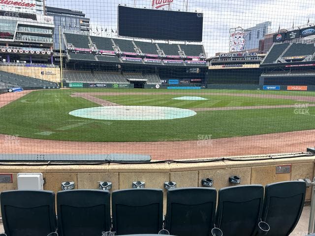 Target Field - Section Champions Club 7 Seat View