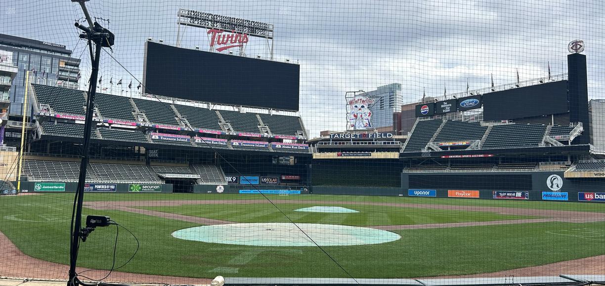 Target Field - Section Champions Club 8 Seat View