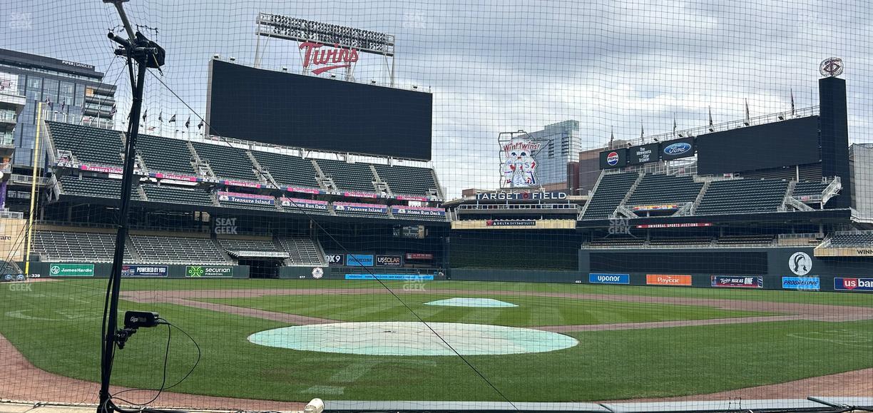 Target Field - Section Champions Club 8 Seat View