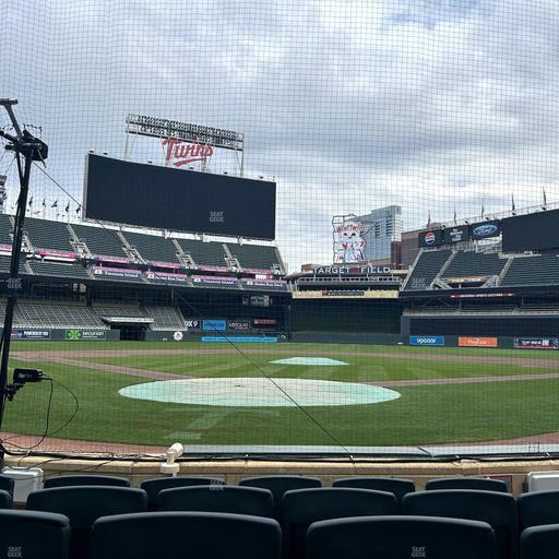 Target Field - Section Champions Club 8 Seat View