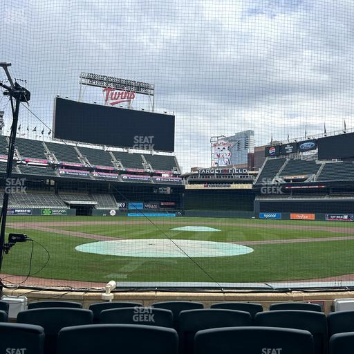 Target Field - Section Champions Club 8 Seat View