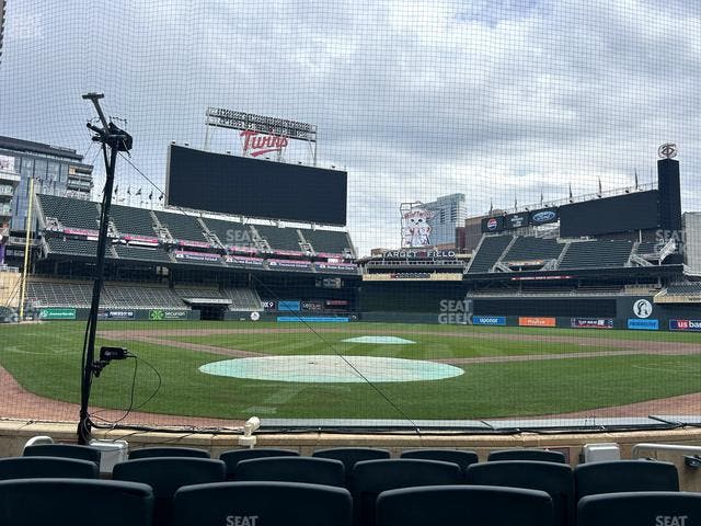 Target Field - Section Champions Club 8 Seat View
