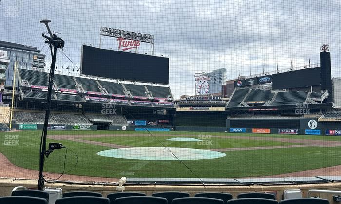 Target Field - Section Champions Club 8 Seat View