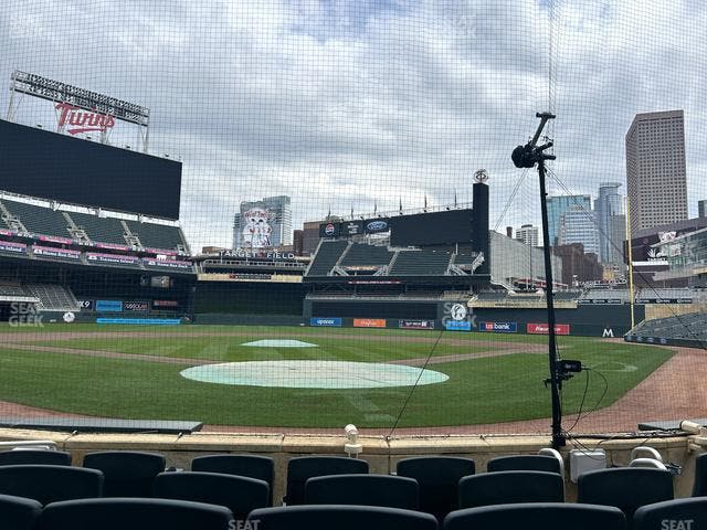 Target Field - Section Champions Club 9 Seat View