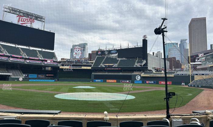 Target Field - Section Champions Club 9 Seat View