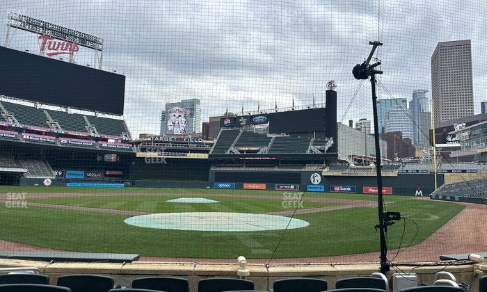 Target Field - Section Champions Club 9 Seat View