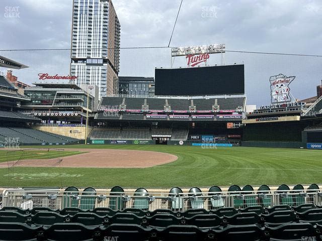 Target Field - Section Dugout Box 1 Seat View