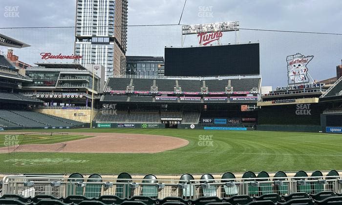 Target Field - Section Dugout Box 1 Seat View