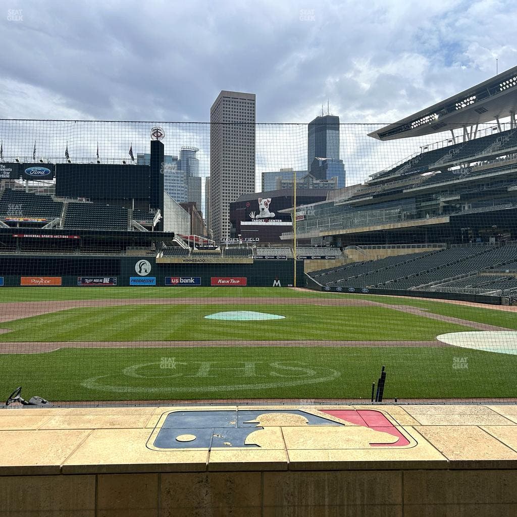 Target Field - Section Dugout Box 12 Seat View