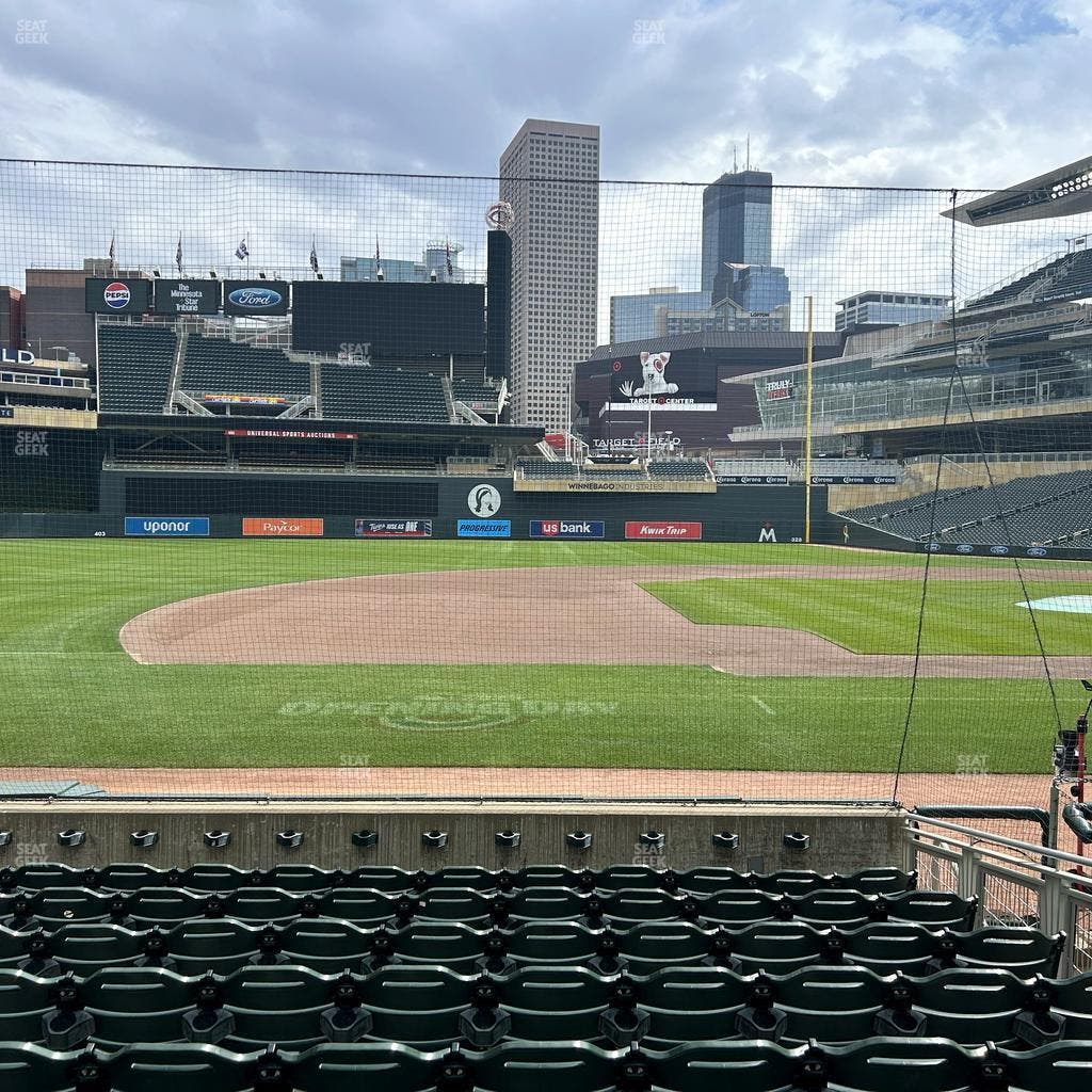 Target Field - Section Dugout Box 14 Seat View