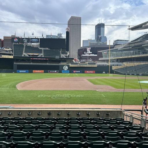 Target Field - Section Dugout Box 14 Seat View