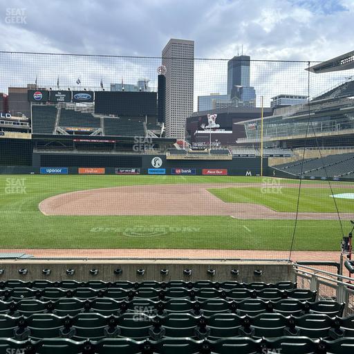 Target Field - Section Dugout Box 14 Seat View