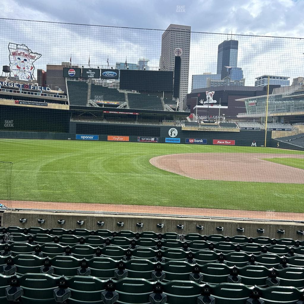 Target Field - Section Dugout Box 15 Seat View