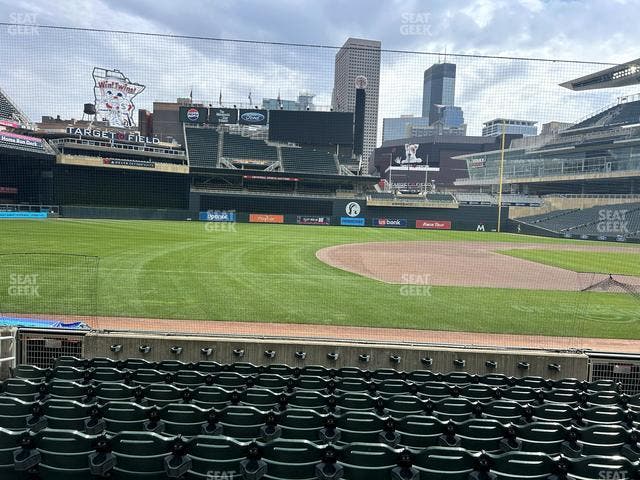 Target Field - Section Dugout Box 15 Seat View