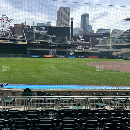Target Field - Section Dugout Box 16 Seat View