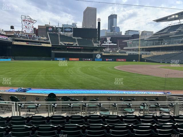 Target Field - Section Dugout Box 16 Seat View Target Field - Section Dugout Box 16 Seat View