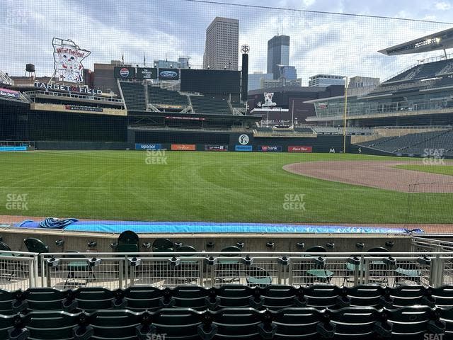 Target Field - Section Dugout Box 16 Seat View