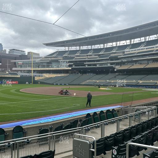 Target Field - Section Dugout Box 17 Seat View