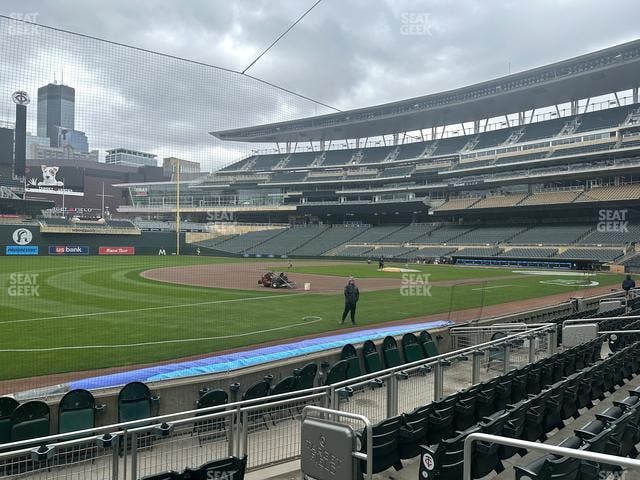 Target Field - Section Dugout Box 17 Seat View