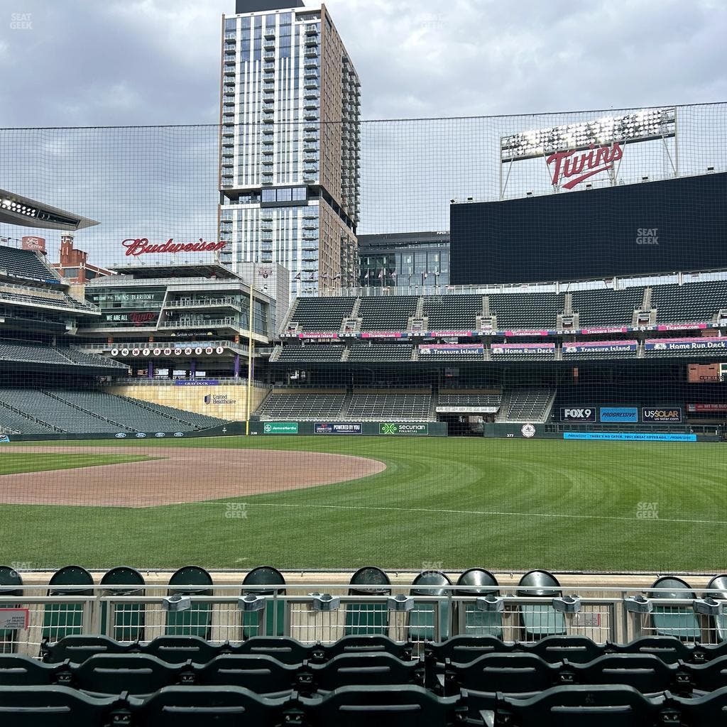 Target Field - Section Dugout Box 2 Seat View