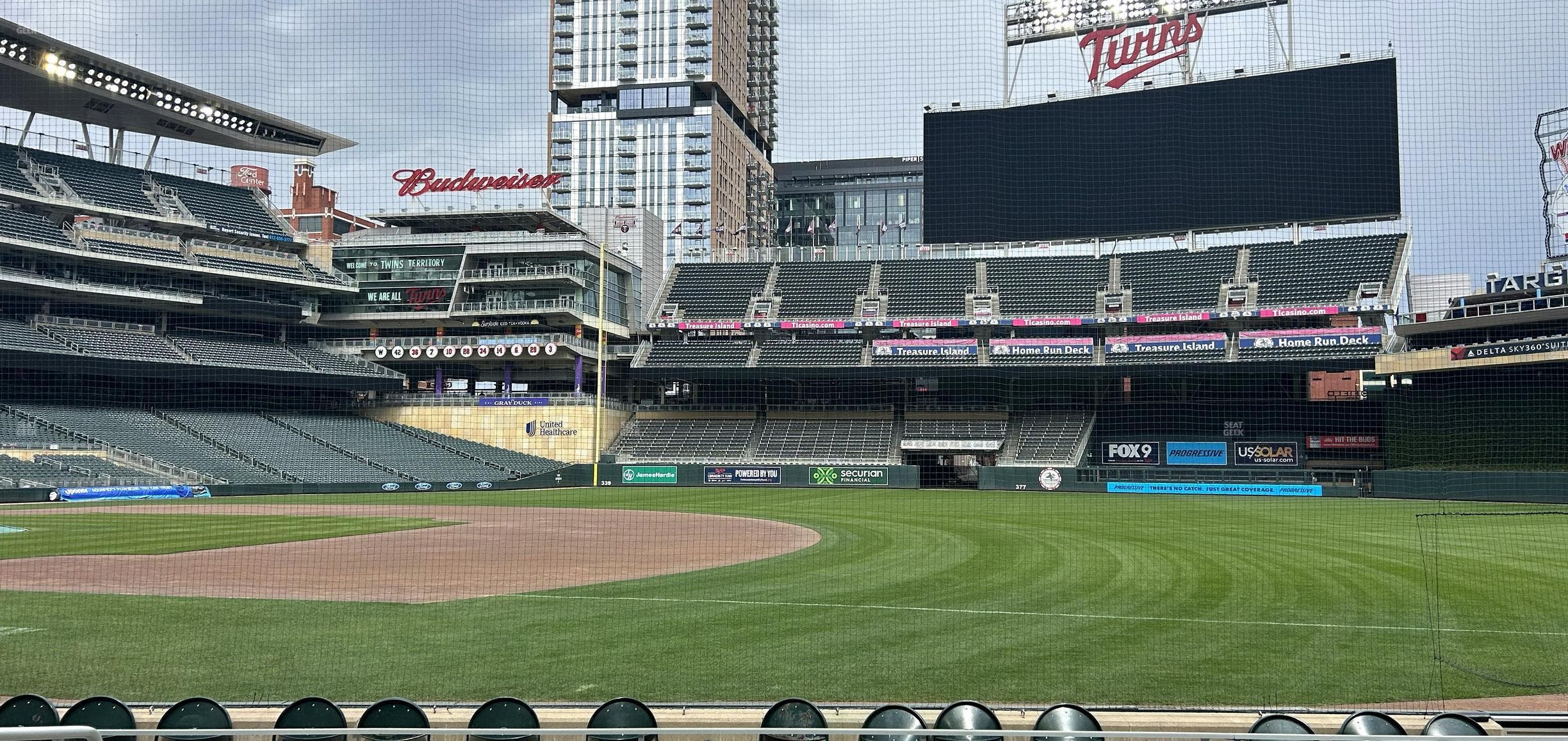 Target Field - Section Dugout Box 2 Seat View