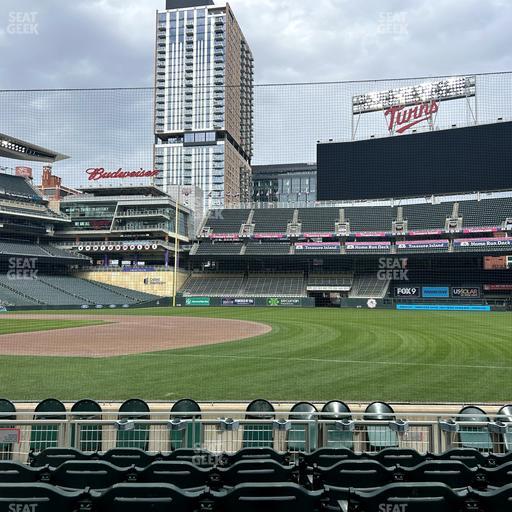 Target Field - Section Dugout Box 2 Seat View