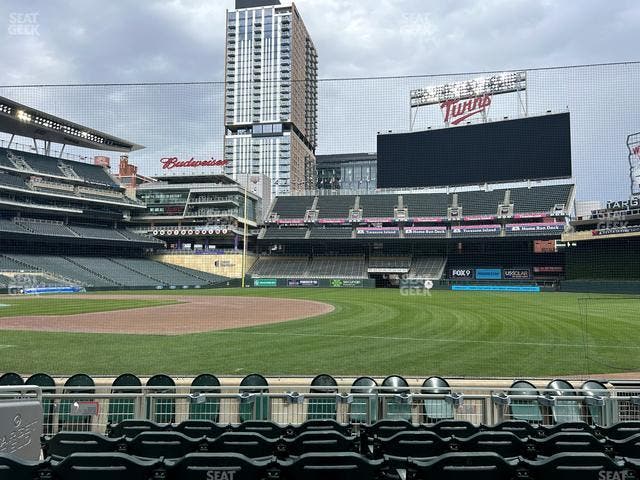 Target Field - Section Dugout Box 2 Seat View