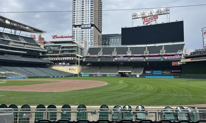 Target Field - Section Dugout Box 2 Seat View