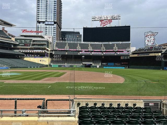 Target Field - Section Dugout Box 3 Seat View