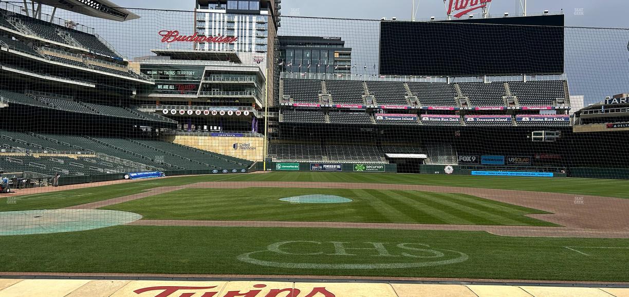 Target Field - Section Dugout Box 5 Seat View