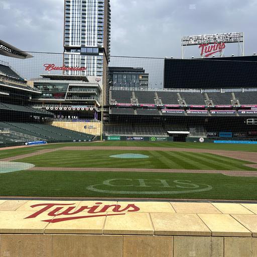 Target Field - Section Dugout Box 5 Seat View