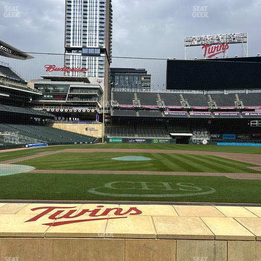 Target Field - Section Dugout Box 5 Seat View