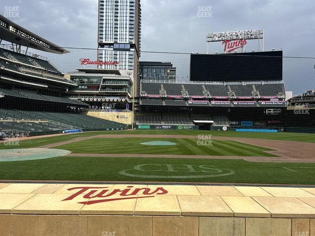 Target Field - Section Dugout Box 5 Seat View