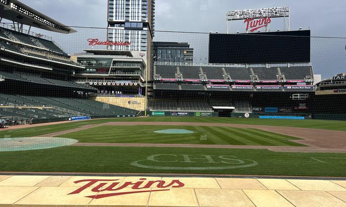 Target Field - Section Dugout Box 5 Seat View