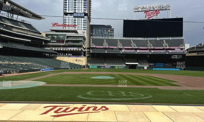 Target Field - Section Dugout Box 5 Seat View