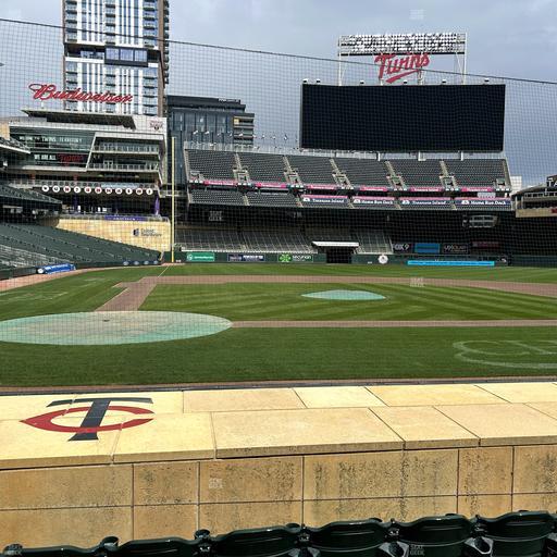 Target Field - Section Dugout Box 6 Seat View