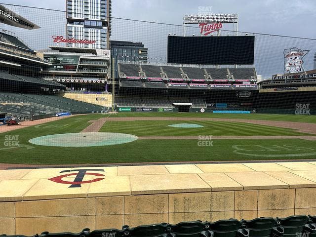 Target Field - Section Dugout Box 6 Seat View