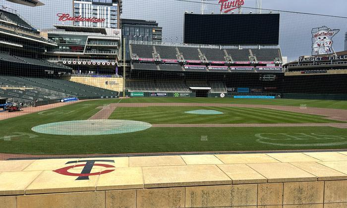 Target Field - Section Dugout Box 6 Seat View