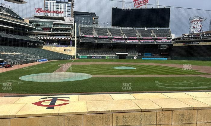 Target Field - Section Dugout Box 6 Seat View