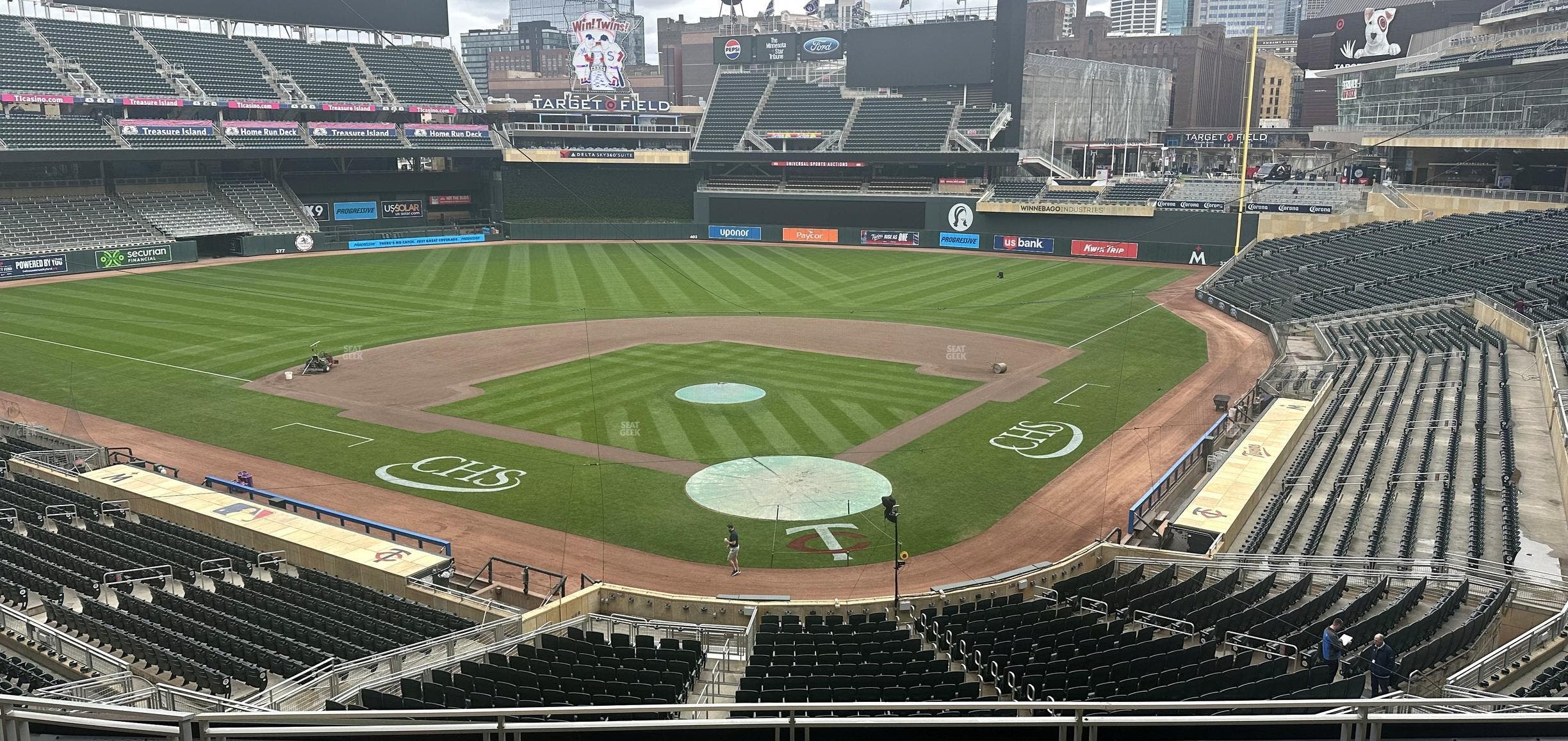 Target Field - Section Thrivent Club J Seat View