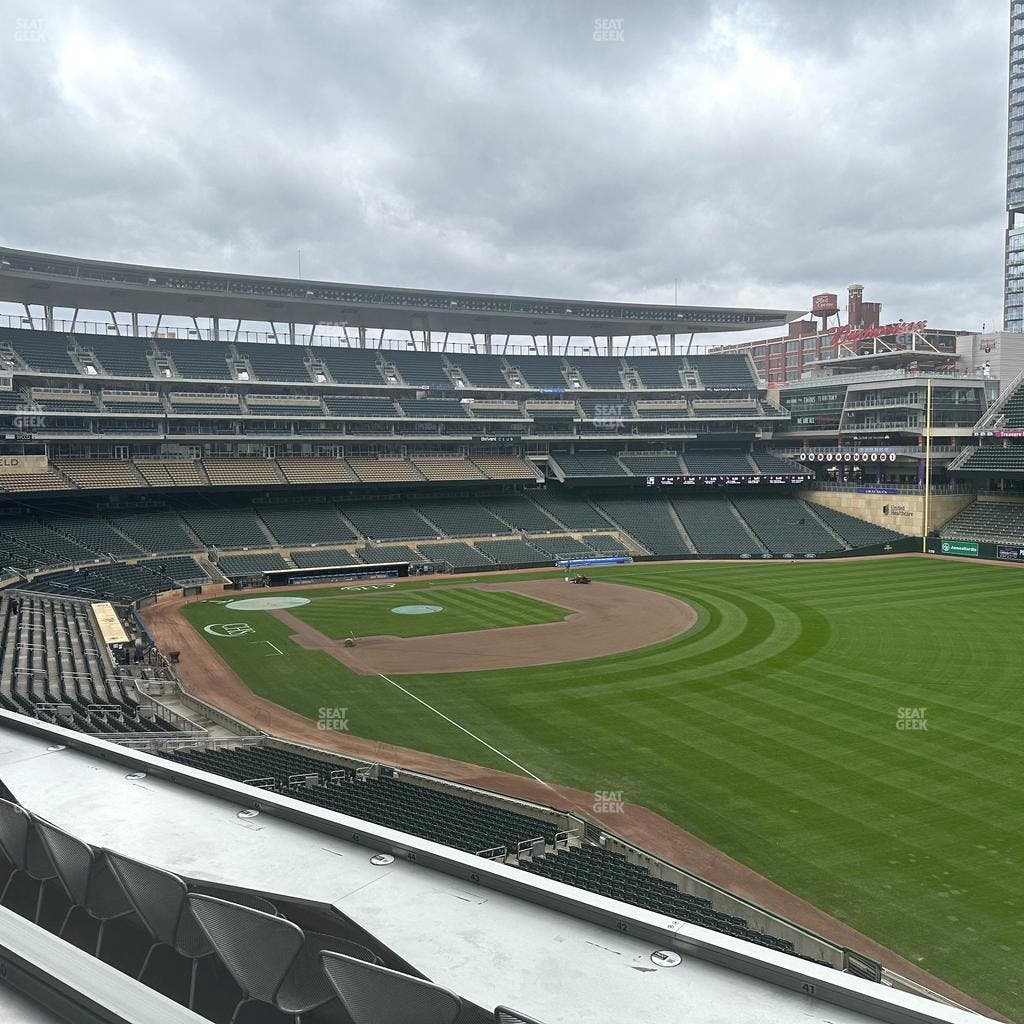 Target Field - Section Truly On Deck Seat View