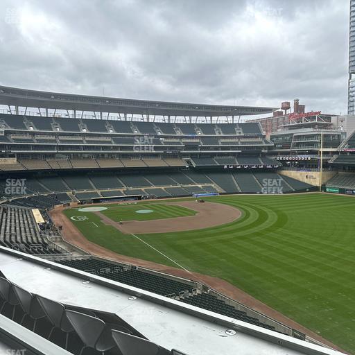 Target Field - Section Truly On Deck Seat View
