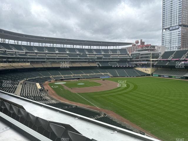 Target Field - Section Truly On Deck Seat View