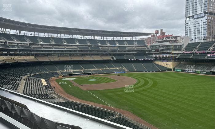 Target Field - Section Truly On Deck Seat View