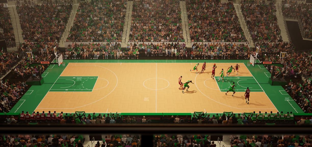 TD Garden - Section Balcony 301 Seat View