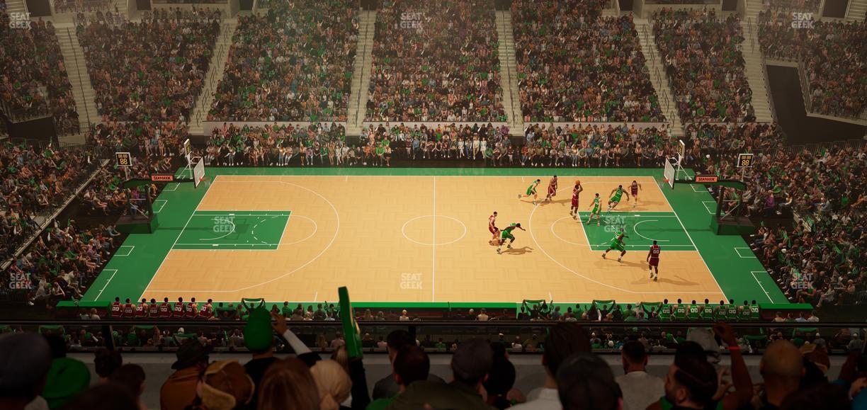 TD Garden - Section Balcony 301 Seat View