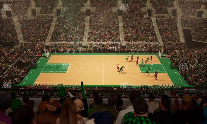 TD Garden - Section Balcony 301 Seat View