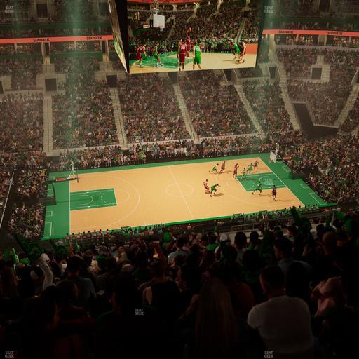 TD Garden - Section Balcony 302 Seat View